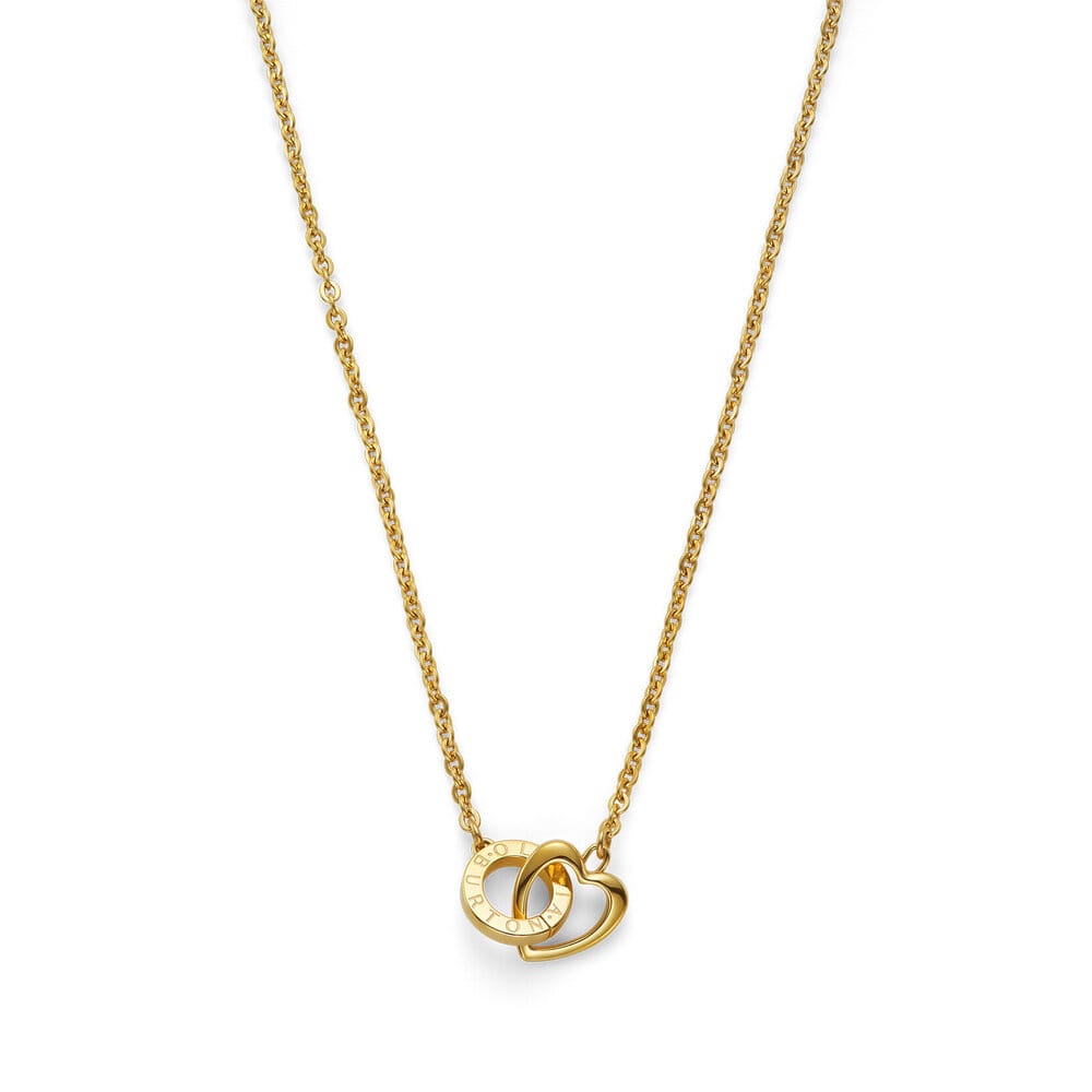 Olivia Burton Classic Kindred Interlink Heart Gold Necklace