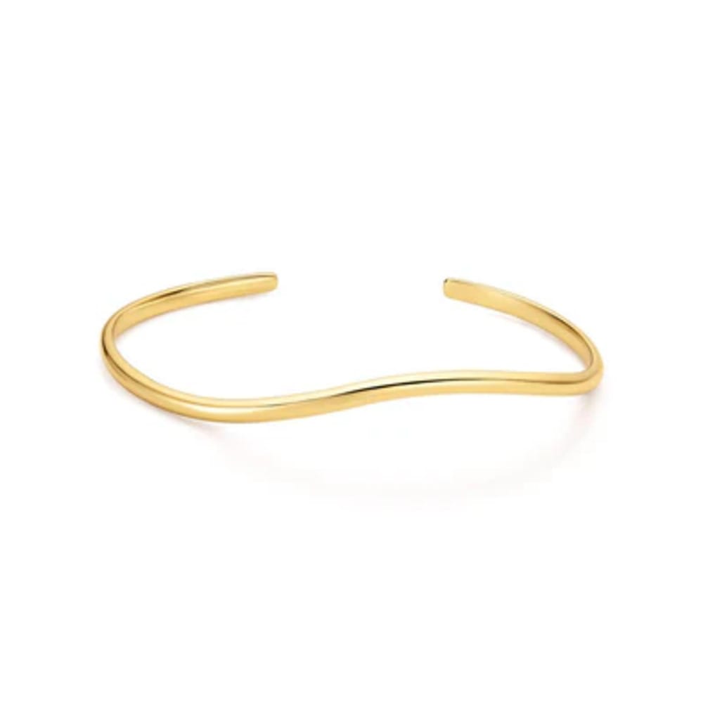 Ania Haie Gold Wave Cuff Bracelet