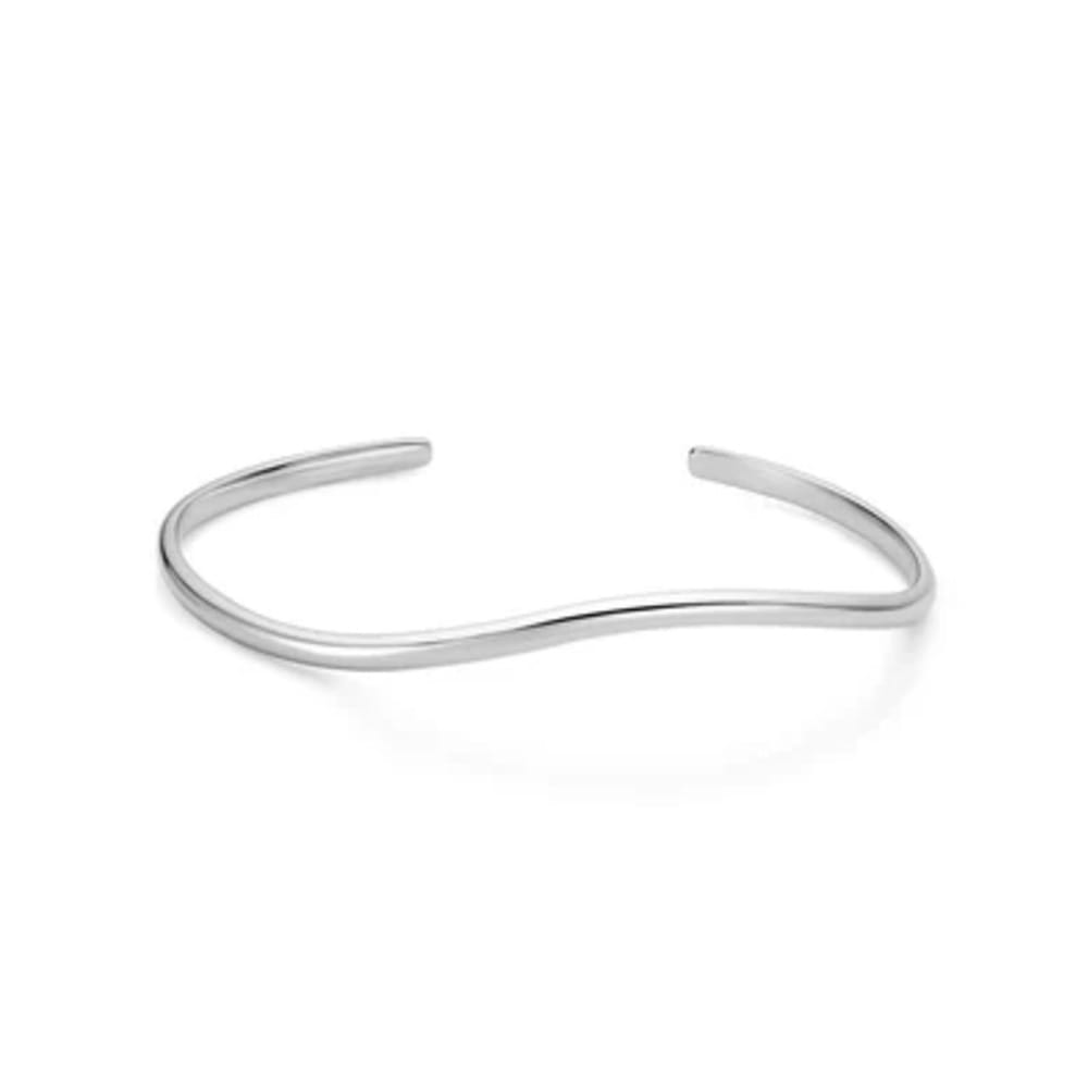 Ania Haie Silver Wave Cuff Bracelet