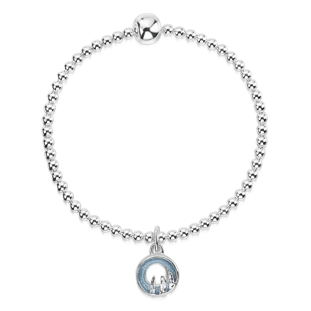 Sheila Fleet Orkney Spirit Silver Stretch Bracelet
