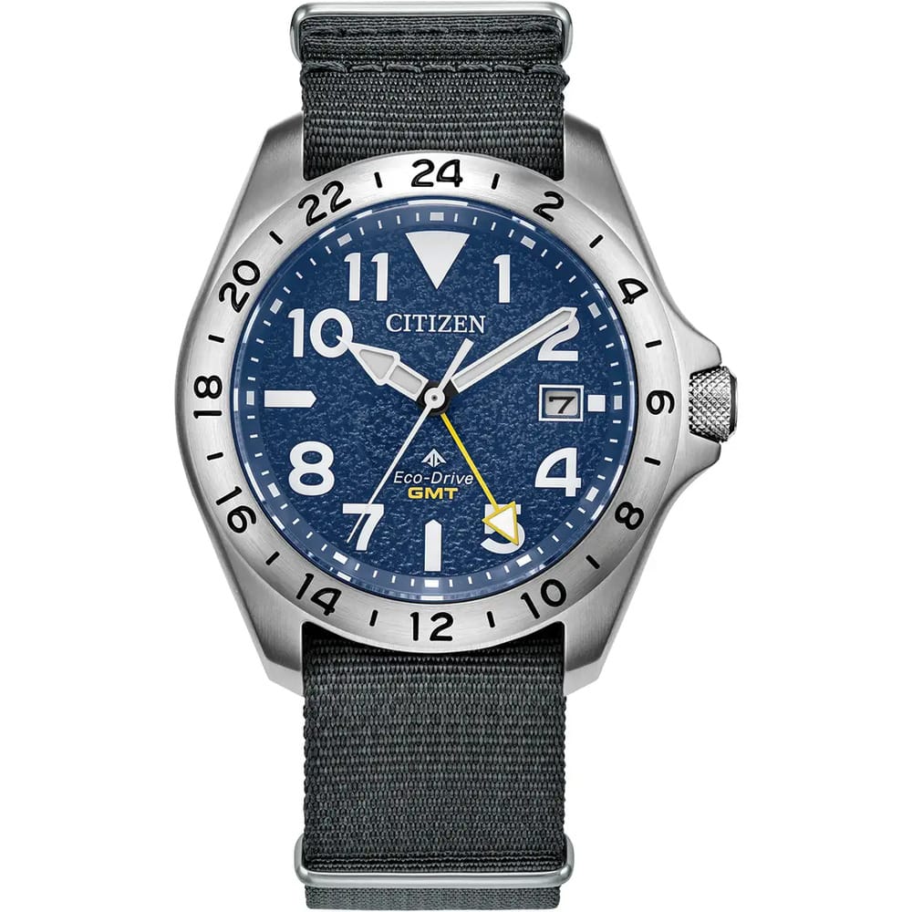 Citizen Mens Promaster Land GMT Navy Blue Watch
