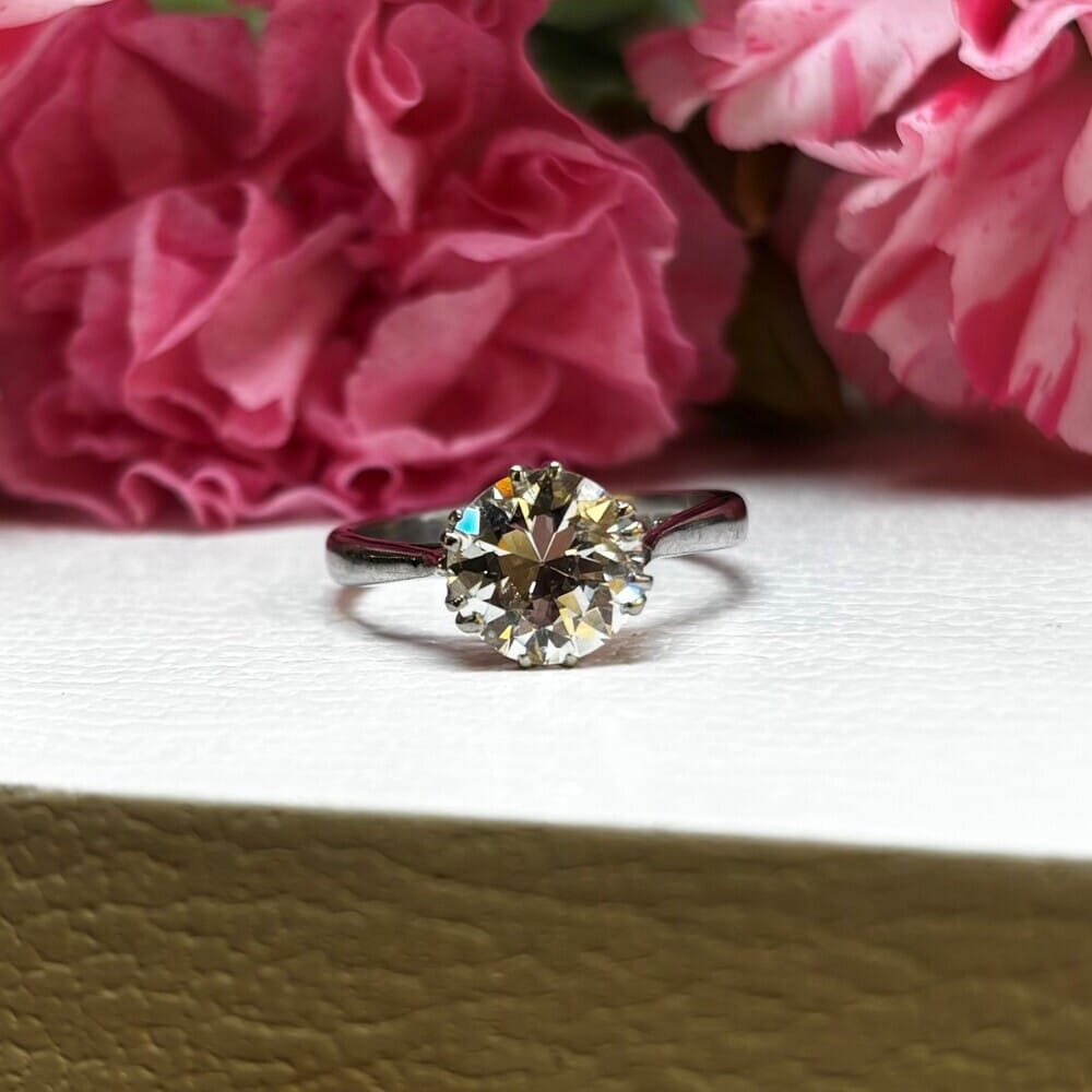 Pre-Owned Platinum 1.51ct Solitaire Diamond Ring