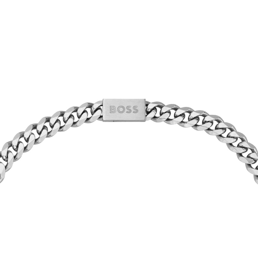 BOSS Gents Stainless Steel Curb Link Chain - Image 2