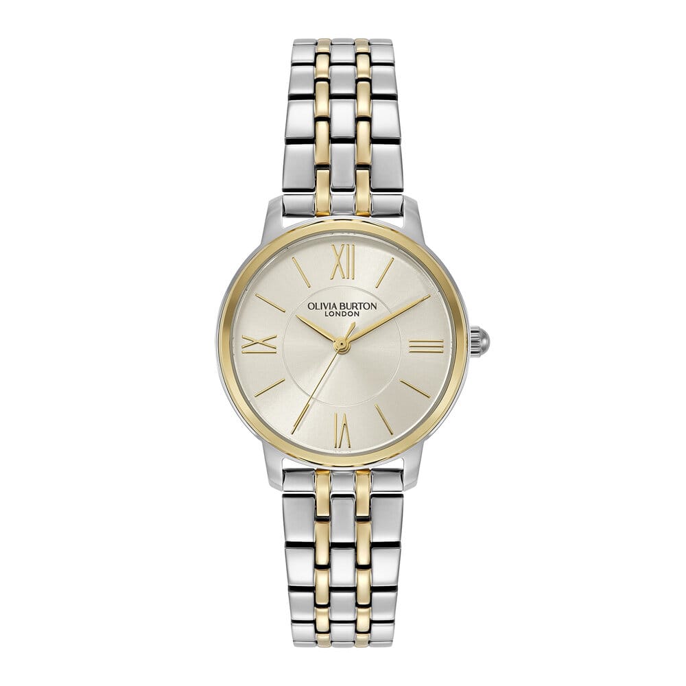 Olivia Burton Classic Westbourne White & Two Tone Bracelet Watch