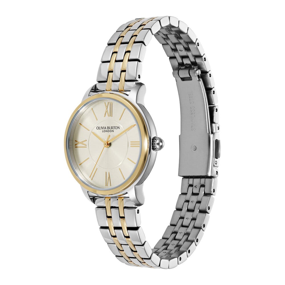Olivia Burton Classic Westbourne White & Two Tone Bracelet Watch - Image 2