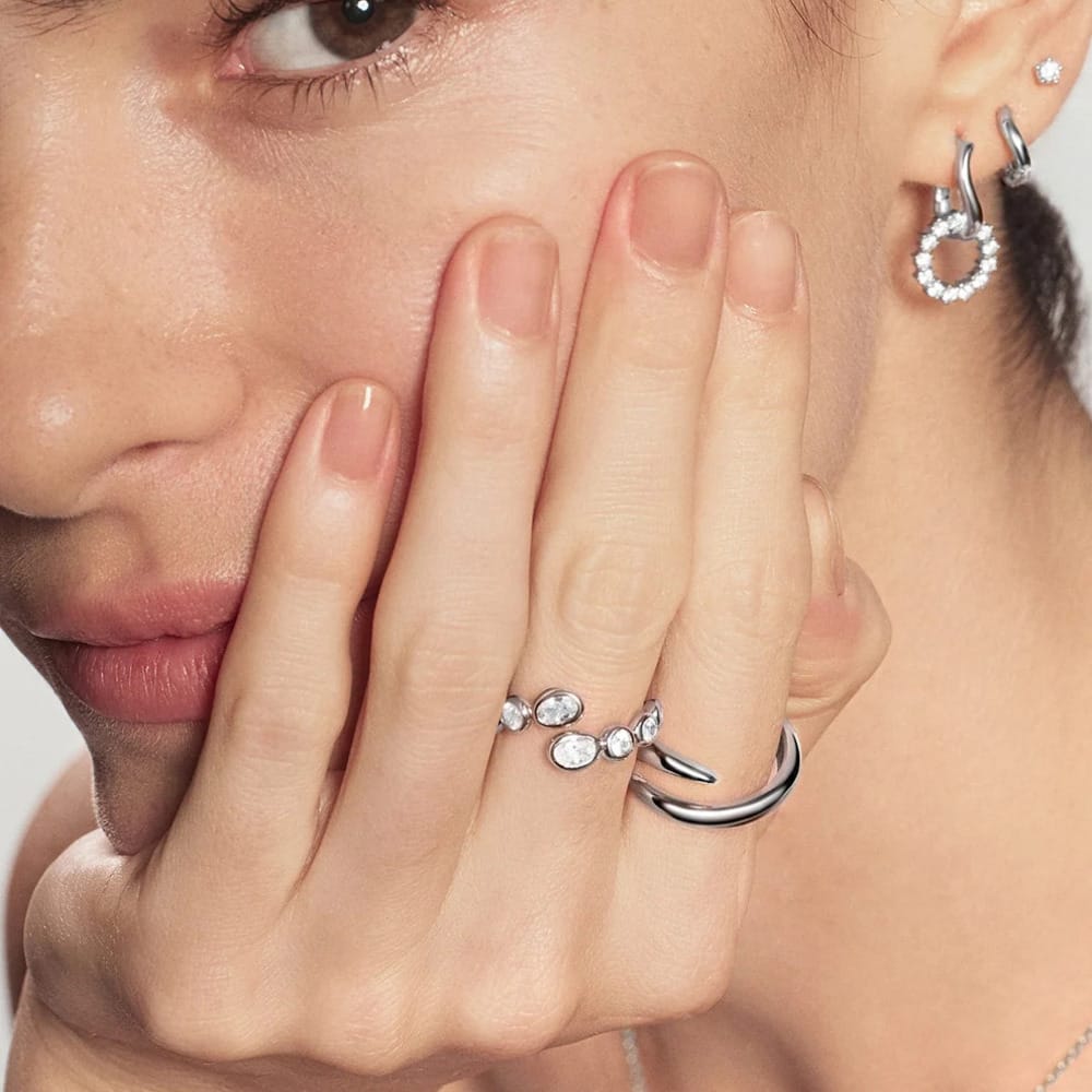 Silver Spiral Adjustable Ring Ania Haie - Image 2