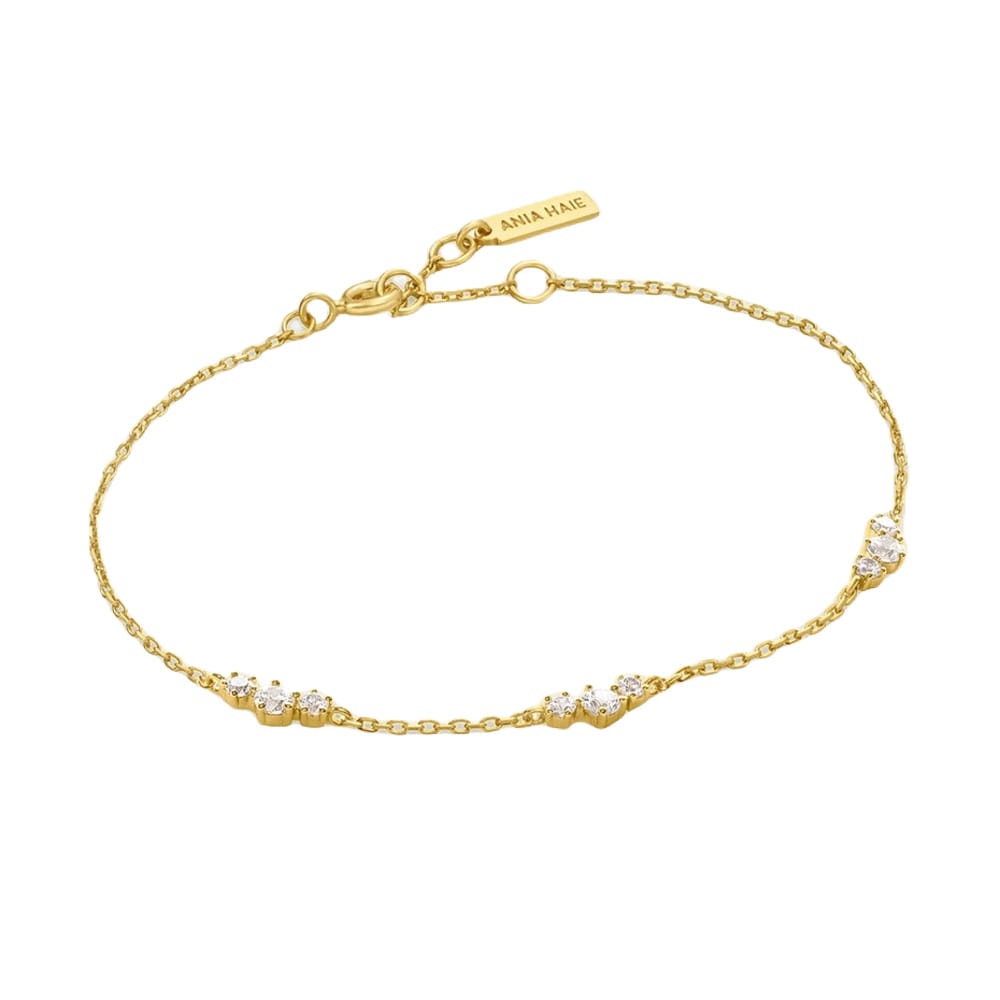 Ania Haie Gold Cluster Station Bracelet