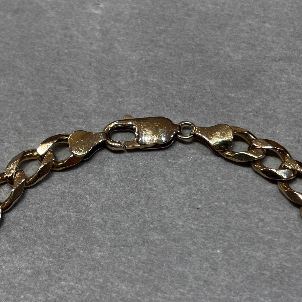 Pre-owned 9ct Yellow Gold Curb Bracelet - Image 4