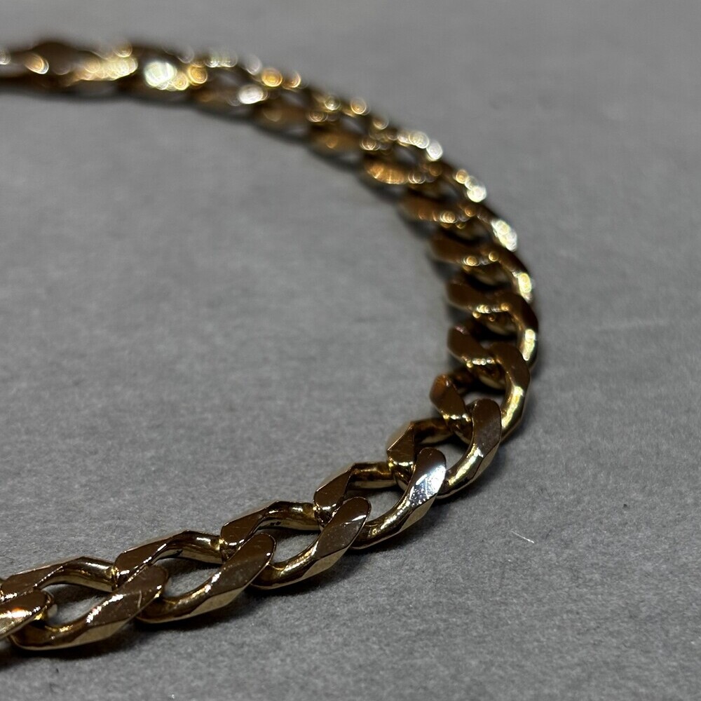 Pre-owned 9ct Yellow Gold Curb Bracelet - Image 3