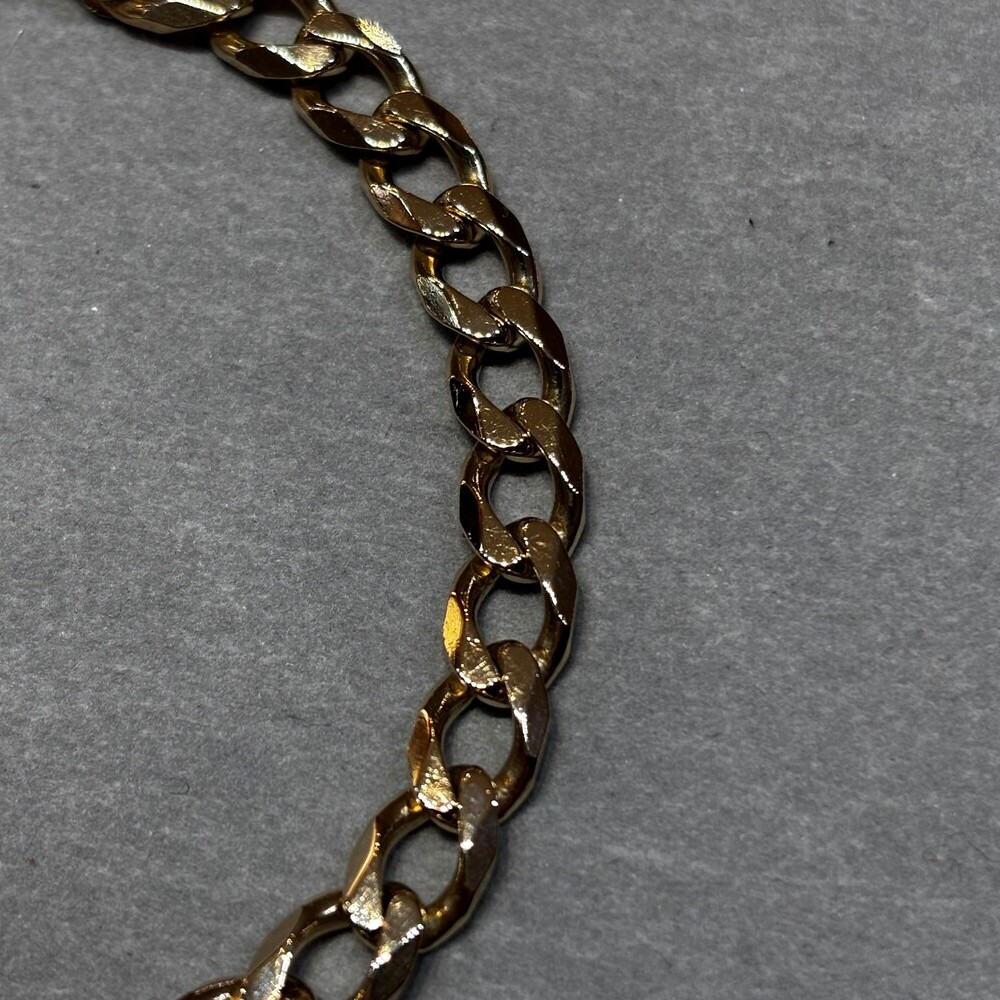 Pre-owned 9ct Yellow Gold Curb Bracelet - Image 2